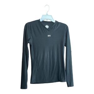 Under Armour black long sleeve top size Large